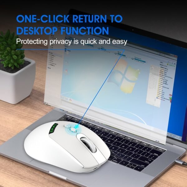 Portable Silent Dual-Mode Wireless Mouse