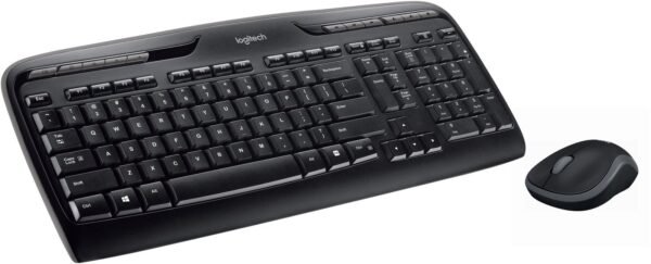 Logitech MK320 Wireless Keyboard and Mouse Combo – Black
