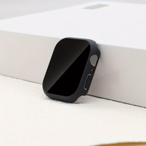 Hard-Shell Smartwatch Case with 9H Tempered Glass Screen Protector