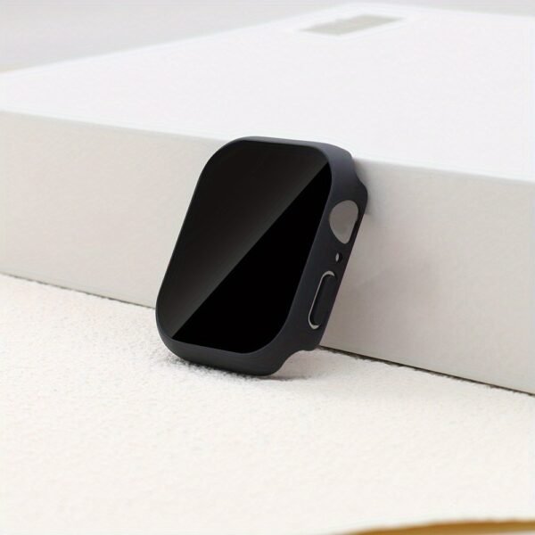 Hard-Shell Smartwatch Case with 9H Tempered Glass Screen Protector
