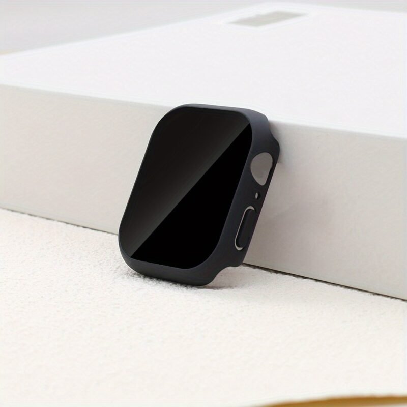 Hard-Shell Smartwatch Case with 9H Tempered Glass Screen Protector
