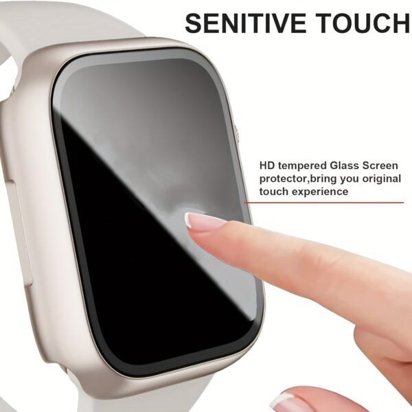 3639719e-1ab5-4f94-86b8-7d68c961524d.jpg Apple Watch Case and Strap Set with Tempered Glass Screen Protector