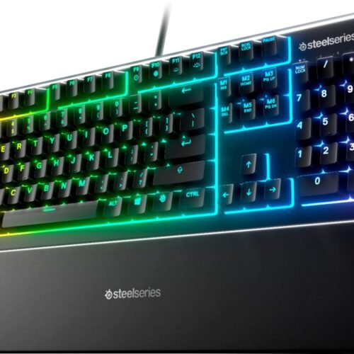 6396205ld-scaled-1.jpg SteelSeries Apex 3 Full-Size Wired Gaming Keyboard – Black