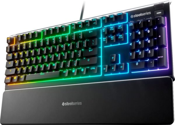 6396205ld-scaled-1.jpg SteelSeries Apex 3 Full-Size Wired Gaming Keyboard – Black