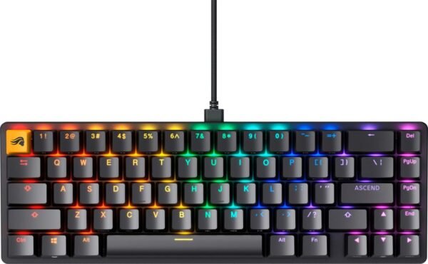 Glorious GMMK 2 65% Compact Mechanical Gaming Keyboard – Black