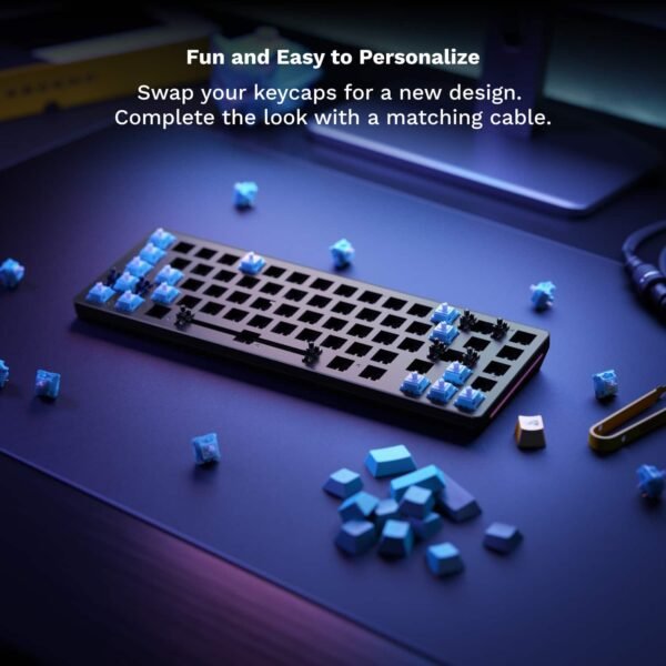 Glorious GMMK 2 65% Compact Mechanical Gaming Keyboard – Black