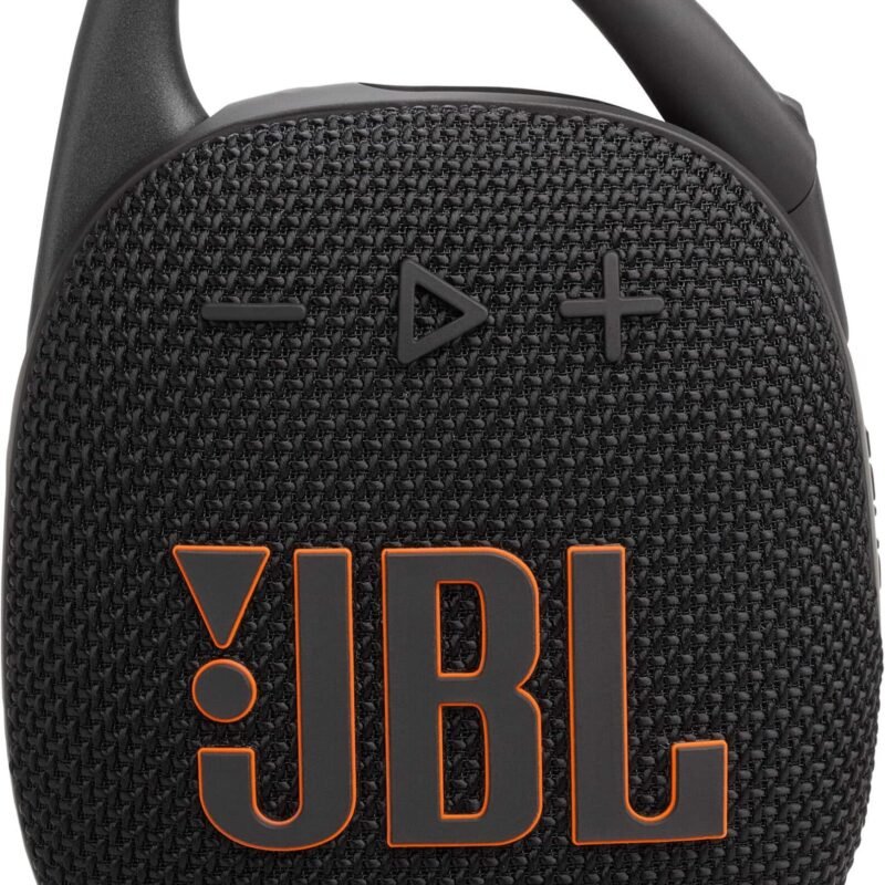 JBL Clip 5 Portable Bluetooth Speaker – Black